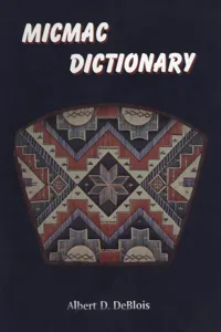 Micmac dictionary_cover