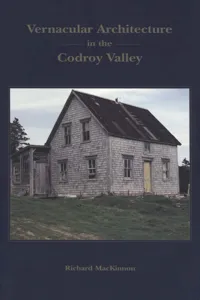 Vernacular architecture in the Codroy Valley_cover