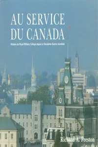 Au service du Canada_cover