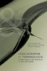 Lexicographie et terminologie_cover