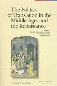 The Politics of Translation in the Middle Ages and the Renaissance_cover