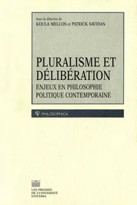 Pluralisme et délibération_cover