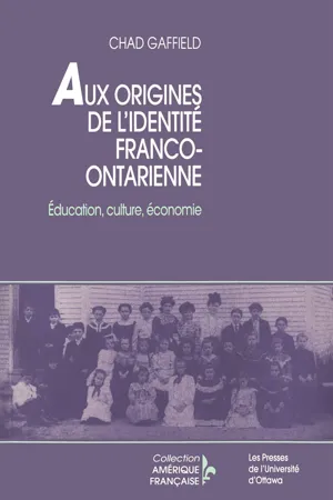 Aux origines de l'identité franco-ontarien