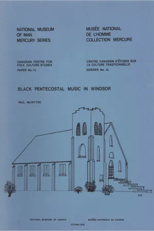 Black Pentecostal music in Windsor