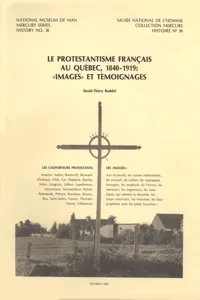 Protestantisme français au Québec, 1840-1919_cover