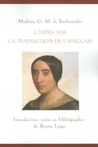 Études sur la traduction de l'anglais_cover