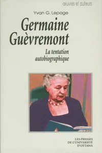 Germaine Guèvremont_cover