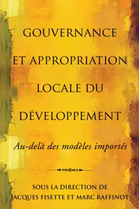 Gouvernance et appropriation locale du développement_cover