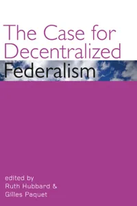 The Case for Decentralized Federalism_cover