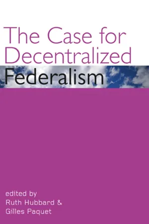 The Case for Decentralized Federalism