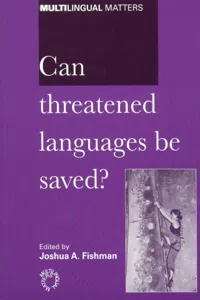 Can Threatened Languages be Saved?_cover