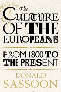 The Culture of the Europeans_cover