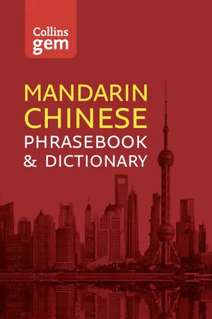 Collins Mandarin Chinese Phrasebook and Dictionary Gem Edition