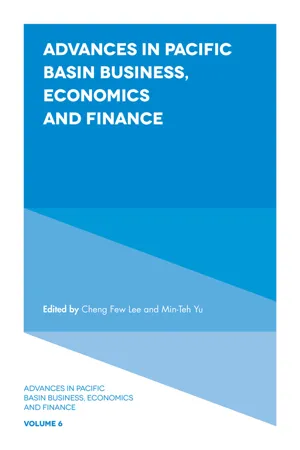 Advances in Pacific Basin Business, Economics and Finance