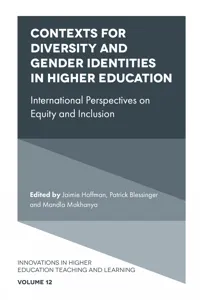 Contexts for Diversity and Gender Identities in Higher Education_cover