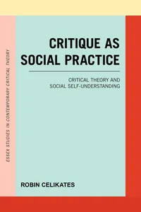 Critique as Social Practice_cover