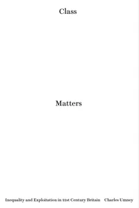Class Matters_cover