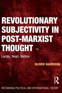 Revolutionary Subjectivity in Post-Marxist Thought_cover