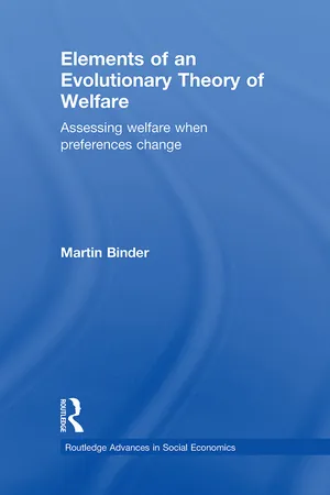 Elements of an Evolutionary Theory of Welfare