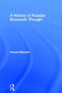 A History of Russian Economic Thought_cover