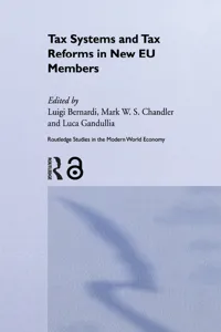 Tax Systems and Tax Reforms in New EU Member States_cover