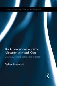 The Economics of Resource Allocation in Health Care_cover