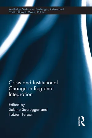 Crisis and Institutional Change in Regional Integration