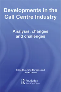 Developments in the Call Centre Industry_cover