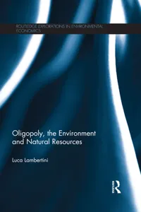Oligopoly, the Environment and Natural Resources_cover
