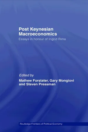 Post-Keynesian Macroeconomics