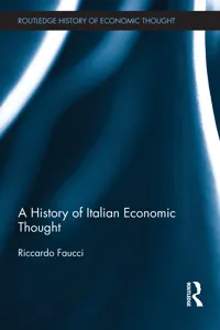 A History of Italian Economic Thought_cover