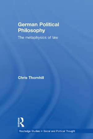 German Political Philosophy