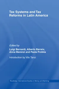 Tax Systems and Tax Reforms in Latin America_cover