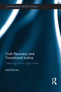 Truth Recovery and Transitional Justice_cover