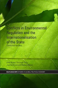 Conflicts in Environmental Regulation and the Internationalisation of the State_cover