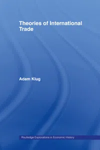 Theories of International Trade_cover