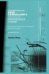 Foundations of Paul Samuelson's Revealed Preference Theory_cover