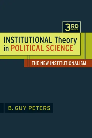 Institutional Theory in Political Science