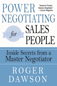Power Negotiating for Salespeople_cover