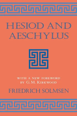 Hesiod and Aeschylus