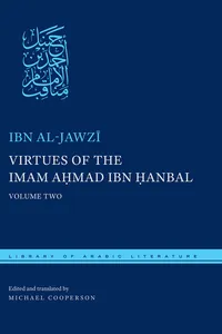 Virtues of the Imam Ahmad ibn Hanbal_cover