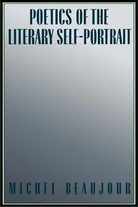 Poetics of the Literary Self-Portrait_cover