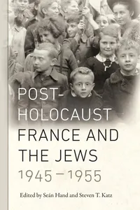 Post-Holocaust France and the Jews, 1945-1955_cover