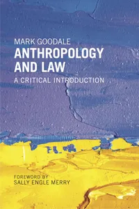 Anthropology and Law_cover