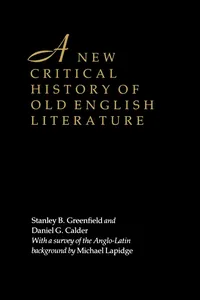 A New Critical History of Old English Literature_cover