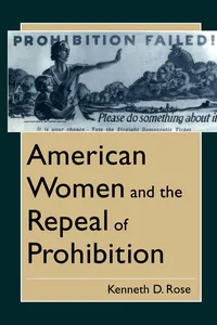 American Women and the Repeal of Prohibition_cover