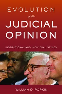 Evolution of the Judicial Opinion_cover