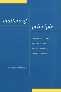 Matters of Principle_cover