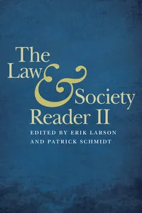 The Law and Society Reader II_cover