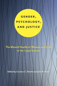 Gender, Psychology, and Justice_cover